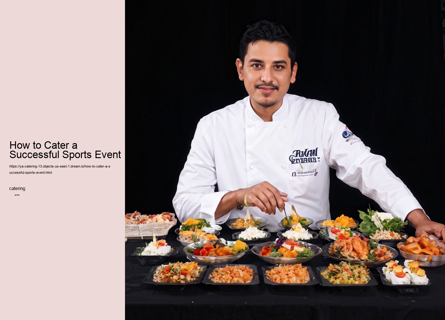 How to Cater a Successful Sports Event